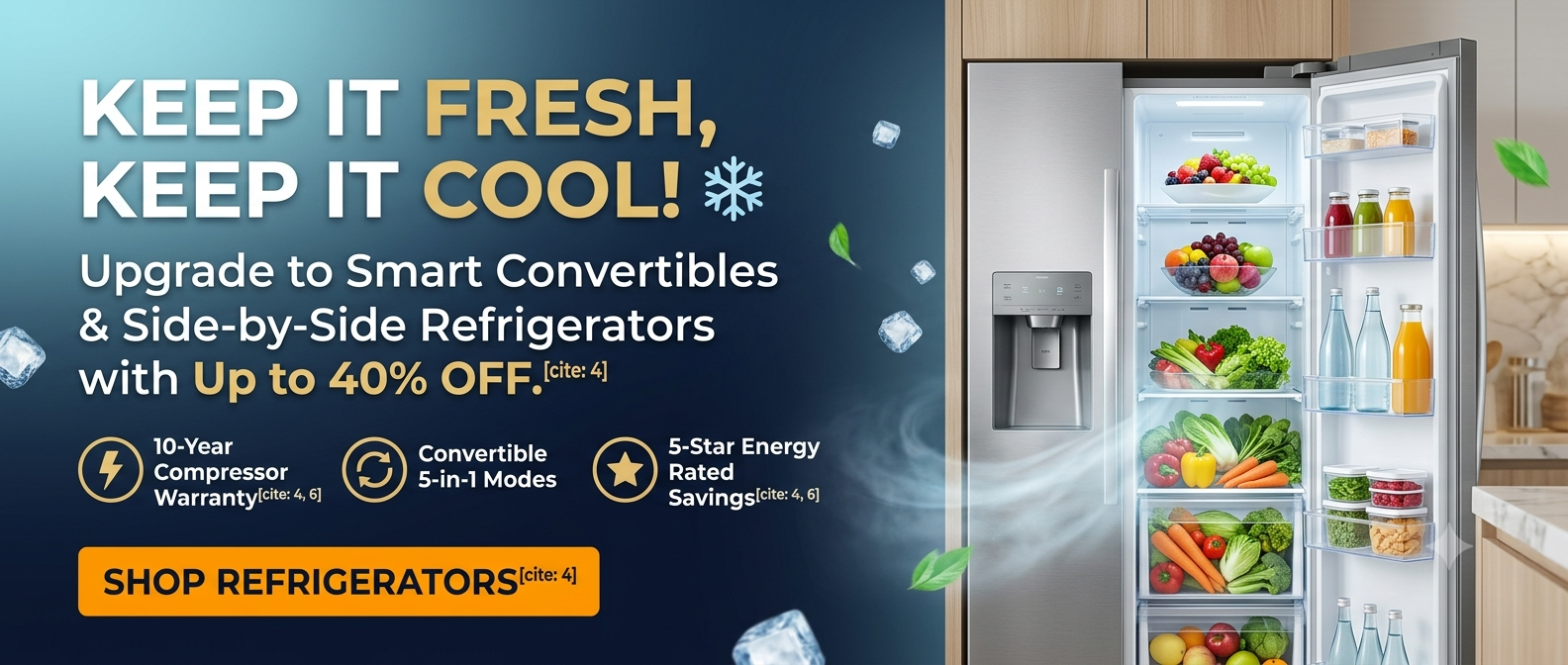 KEEP IT FRESH, KEEP IT COOL!